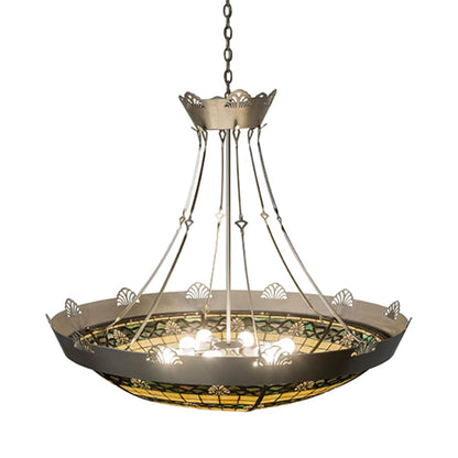 Meyda Tiffany Shell and Ribbon 8 Light 48" Wide Pendant