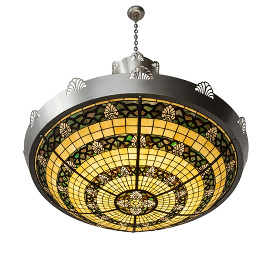 Meyda Tiffany Shell and Ribbon 8 Light 48" Wide Pendant
