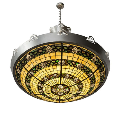 Meyda Tiffany Shell and Ribbon 8 Light 48" Wide Pendant