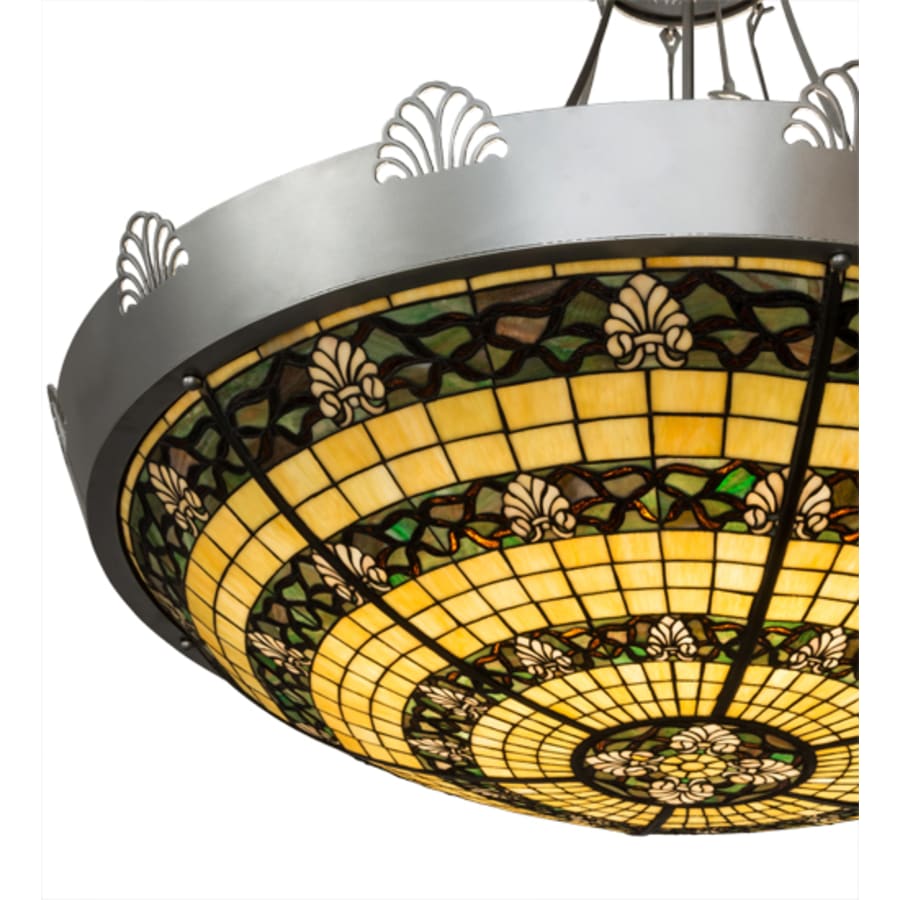 Meyda Tiffany Shell and Ribbon 8 Light 48" Wide Pendant