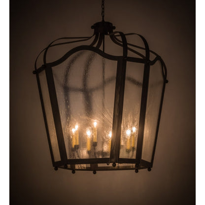 Meyda Tiffany Citadel 8 Light 48" Wide Taper Candle Pendant