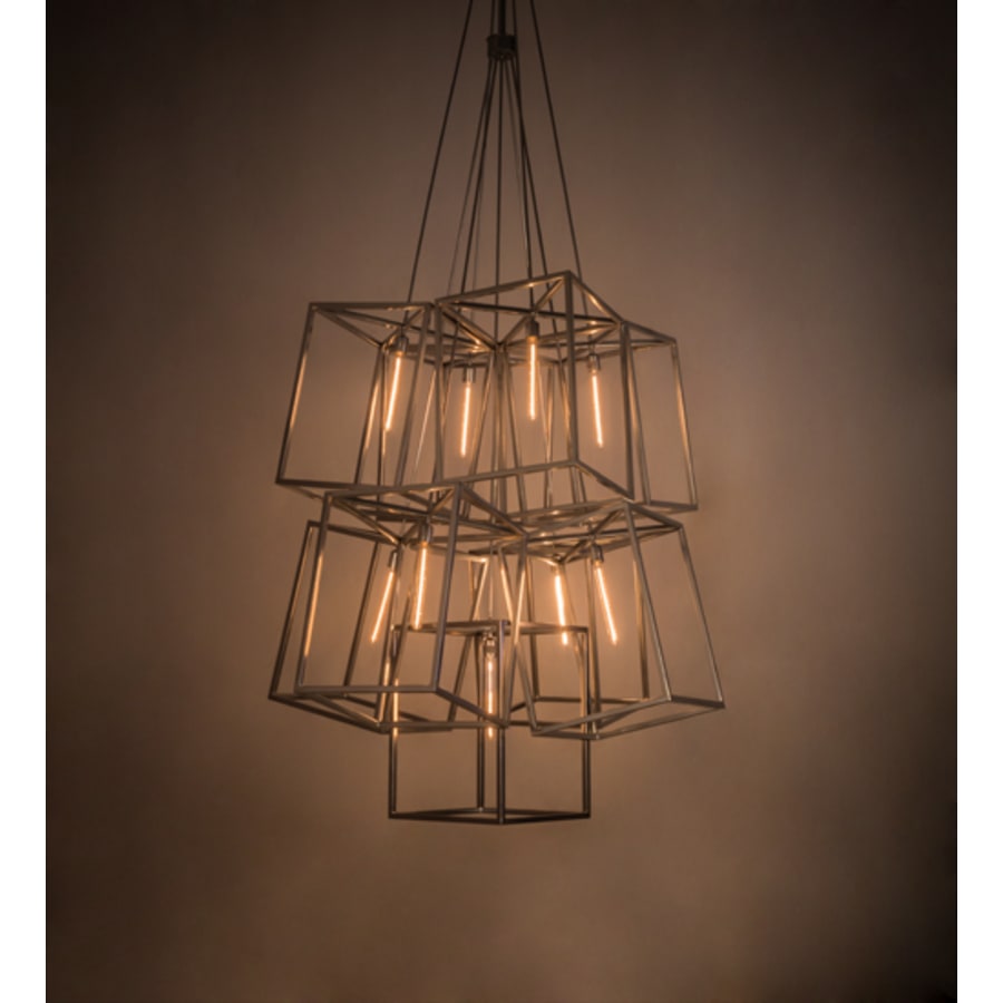 Meyda Tiffany Kitzi 9 Light 66" Wide Abstract Multi Light Pendant