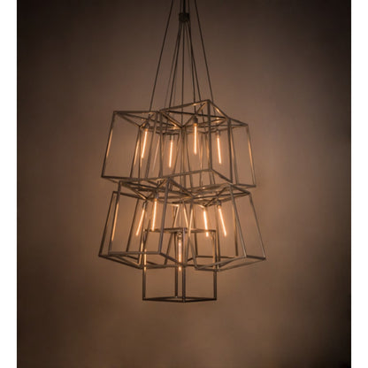Meyda Tiffany Kitzi 9 Light 66" Wide Abstract Multi Light Pendant