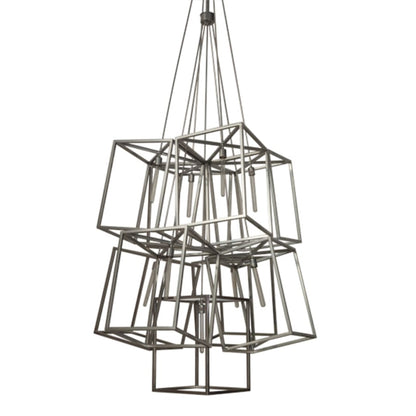 Meyda Tiffany Kitzi 9 Light 66" Wide Abstract Multi Light Pendant