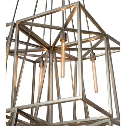 Meyda Tiffany Kitzi 9 Light 66" Wide Abstract Multi Light Pendant