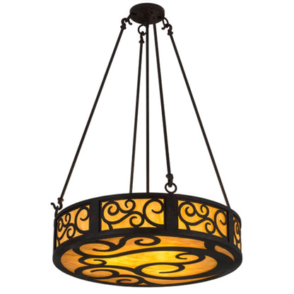 Meyda Tiffany Dean 3 Light 24" Wide Pendant