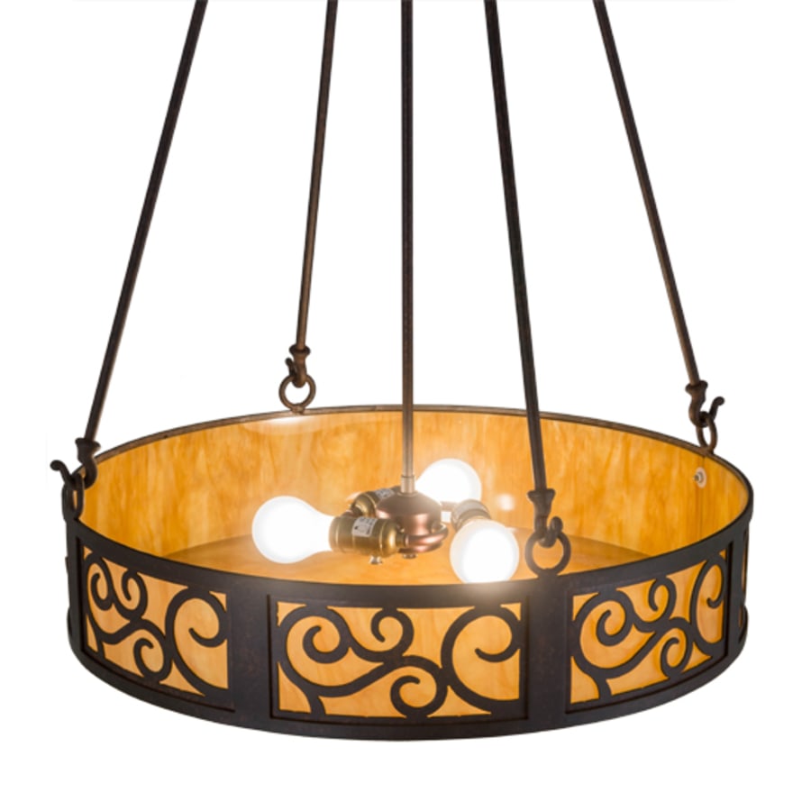 Meyda Tiffany Dean 3 Light 24" Wide Pendant