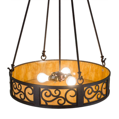 Meyda Tiffany Dean 3 Light 24" Wide Pendant