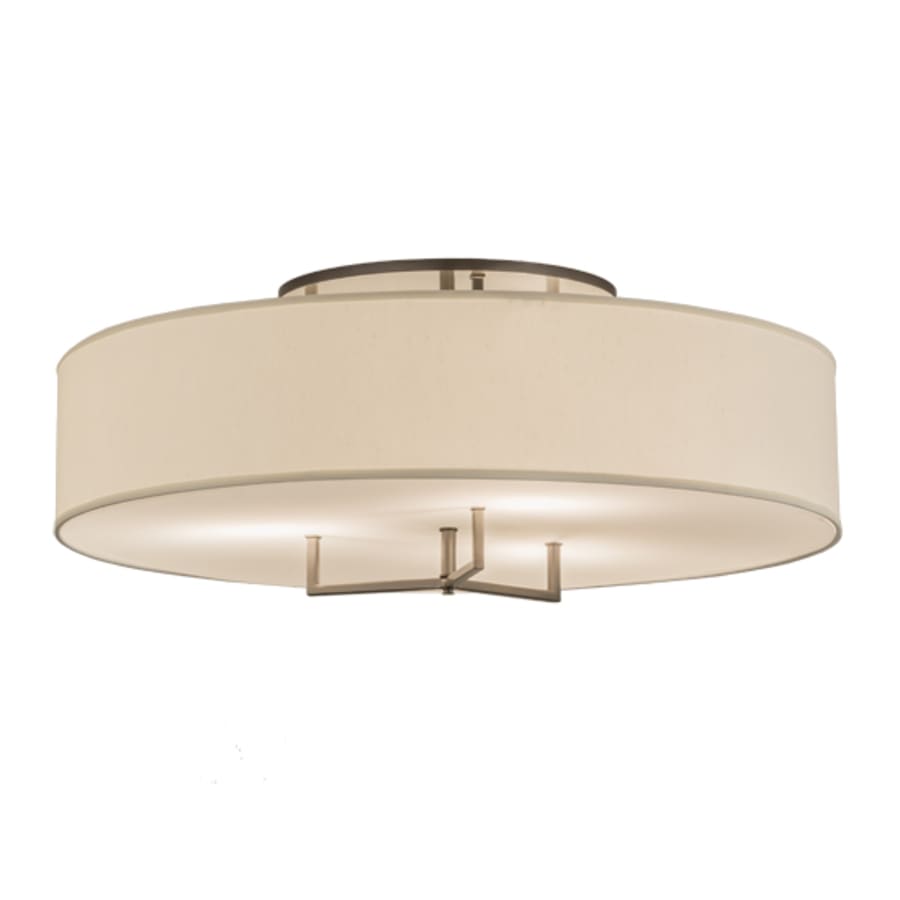Meyda Tiffany Cilindro Bahn 4 Light 36" Wide Semi-Flush Drum Ceiling Fixture