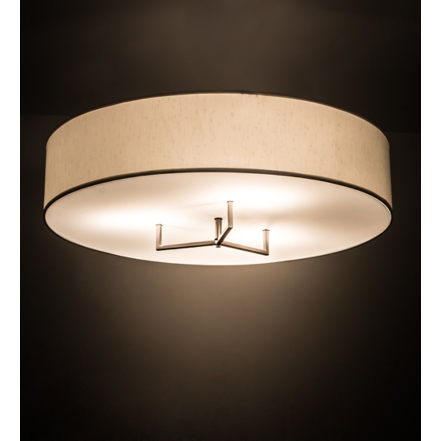 Meyda Tiffany Cilindro Bahn 4 Light 36" Wide Semi-Flush Drum Ceiling Fixture