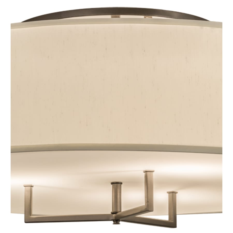 Meyda Tiffany Cilindro Bahn 4 Light 36" Wide Semi-Flush Drum Ceiling Fixture