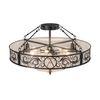 Meyda Tiffany Personalized 6 Light 36" Wide Pendant