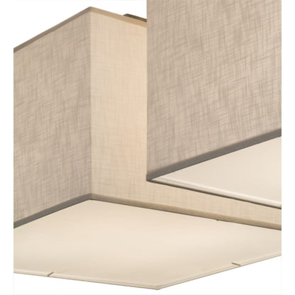 Meyda Tiffany Quadrato 8 Light 55" Wide Linear Pendant