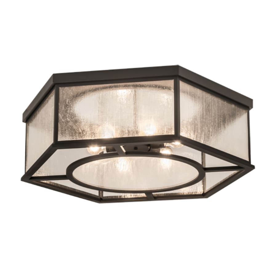 Meyda Tiffany Chauncey 6 Light 36" Wide Flush Mount Drum Ceiling Fixture