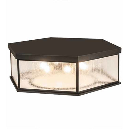 Meyda Tiffany Chauncey 6 Light 36" Wide Flush Mount Drum Ceiling Fixture