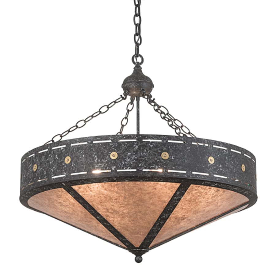 Meyda Tiffany Craftsman 6 Light 30" Wide Pendant