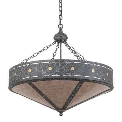 Meyda Tiffany Craftsman 6 Light 30" Wide Pendant