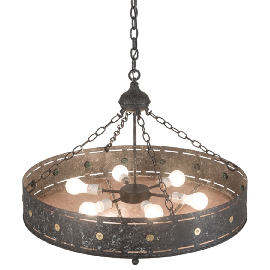 Meyda Tiffany Craftsman 6 Light 30" Wide Pendant