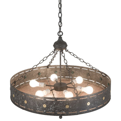 Meyda Tiffany Craftsman 6 Light 30" Wide Pendant