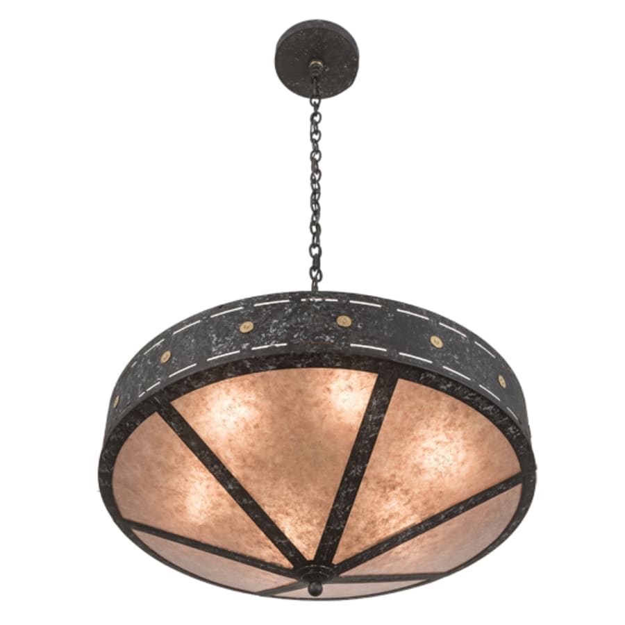 Meyda Tiffany Craftsman 6 Light 30" Wide Pendant
