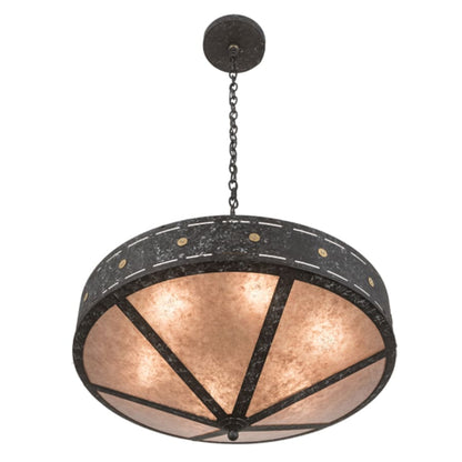 Meyda Tiffany Craftsman 6 Light 30" Wide Pendant