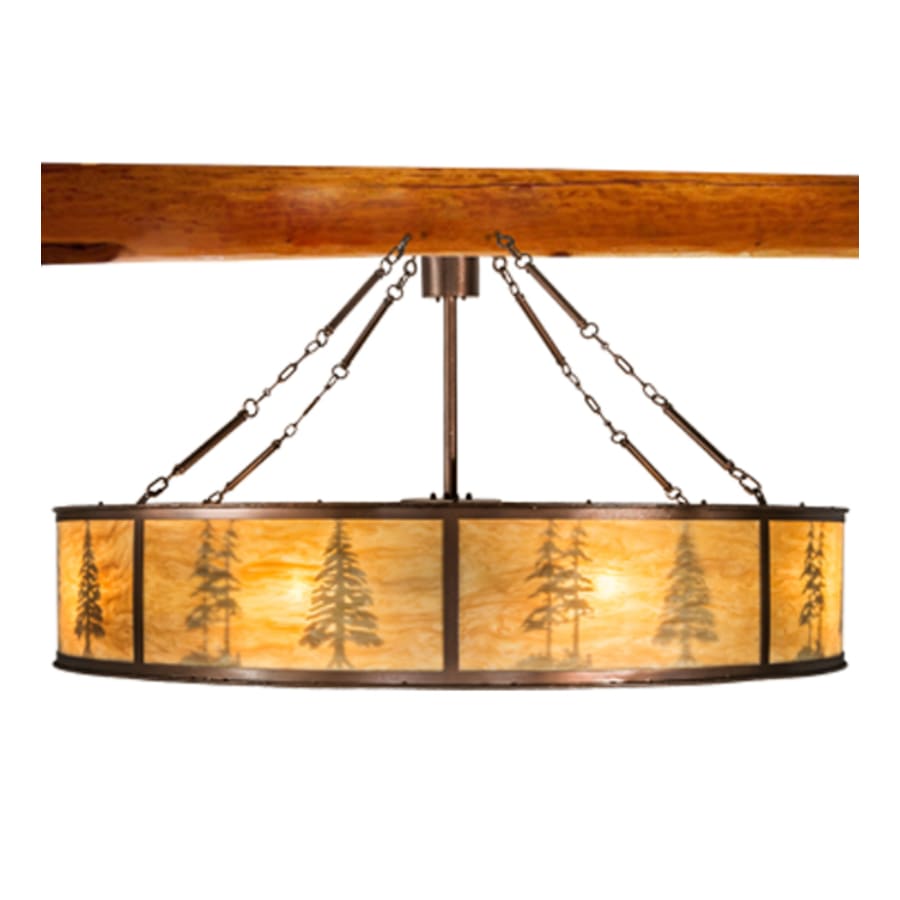 Meyda Tiffany Tall Pines 8 Light 62" Wide Pendant