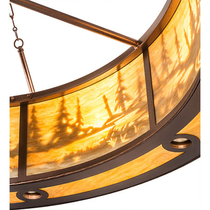Meyda Tiffany Tall Pines 8 Light 62" Wide Pendant