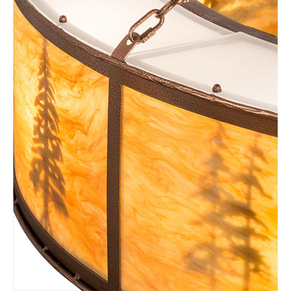 Meyda Tiffany Tall Pines 8 Light 62" Wide Pendant