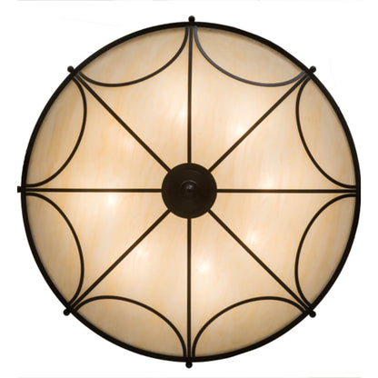 Meyda Tiffany Carousel 8 Light 48" Wide Semi-Flush Bowl Ceiling Fixture