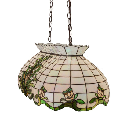 Meyda Tiffany Pineapple 3 Light 32" Wide Linear Pendant