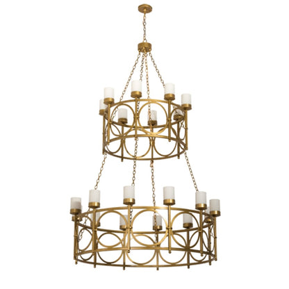 Meyda Tiffany Porta 20 Light 60" Wide Ring Chandelier