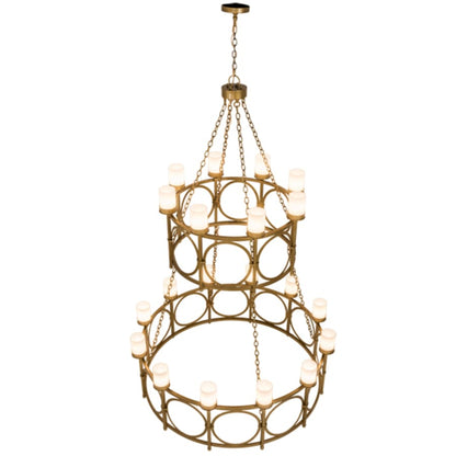 Meyda Tiffany Porta 20 Light 60" Wide Ring Chandelier