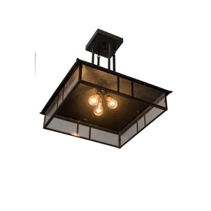Meyda Tiffany Mission 3 Light 34" Wide Pendant