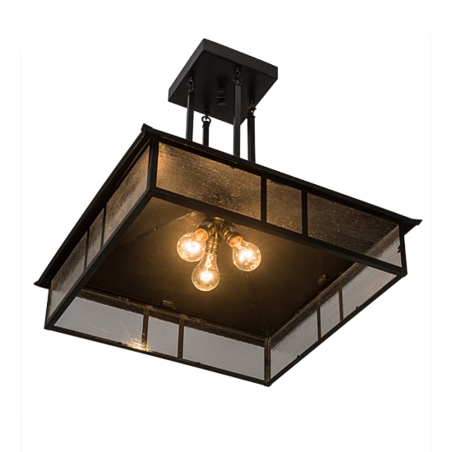 Meyda Tiffany Mission 3 Light 34" Wide Pendant