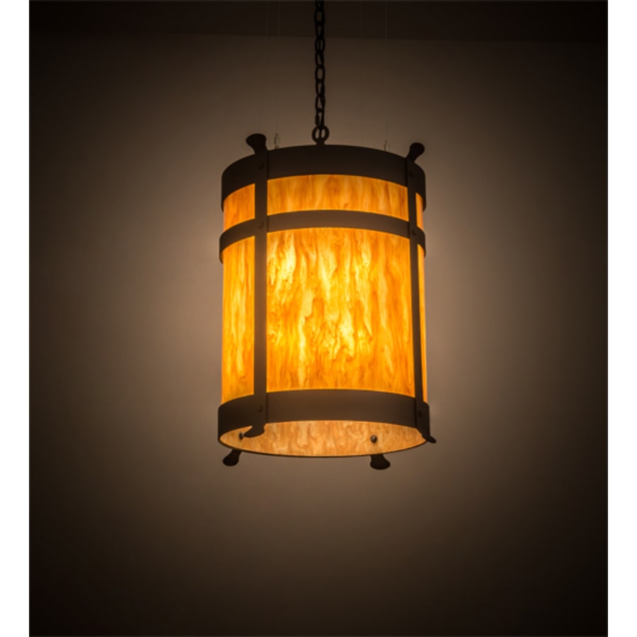 Meyda Tiffany Beartooth 6 Light 20" Wide Pendant