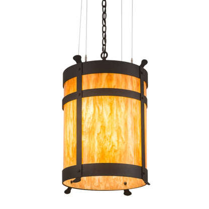 Meyda Tiffany Beartooth 6 Light 20" Wide Pendant