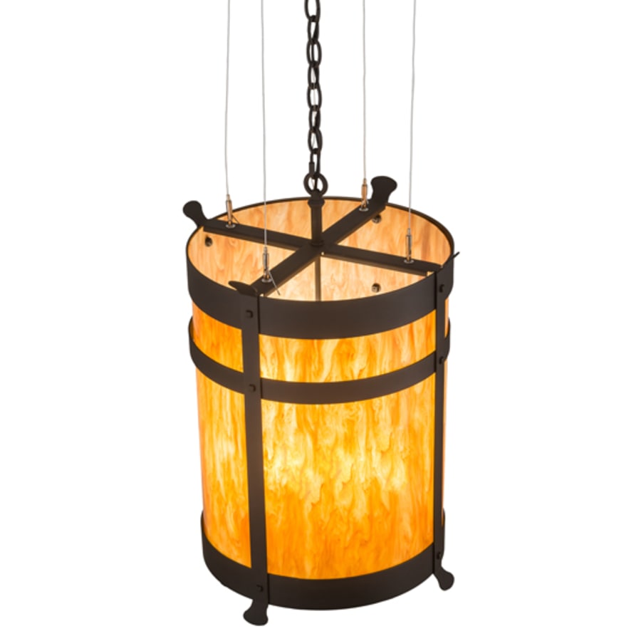 Meyda Tiffany Beartooth 6 Light 20" Wide Pendant