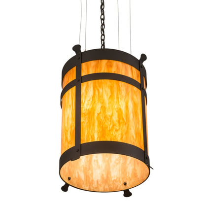 Meyda Tiffany Beartooth 6 Light 20" Wide Pendant