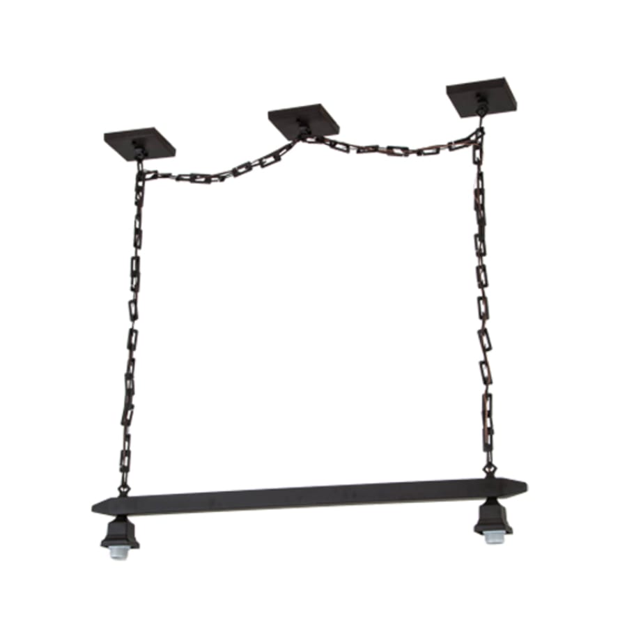 Meyda Tiffany Mission 2 Light 46" Wide Linear Pendant