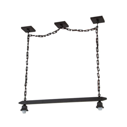 Meyda Tiffany Mission 2 Light 46" Wide Linear Pendant