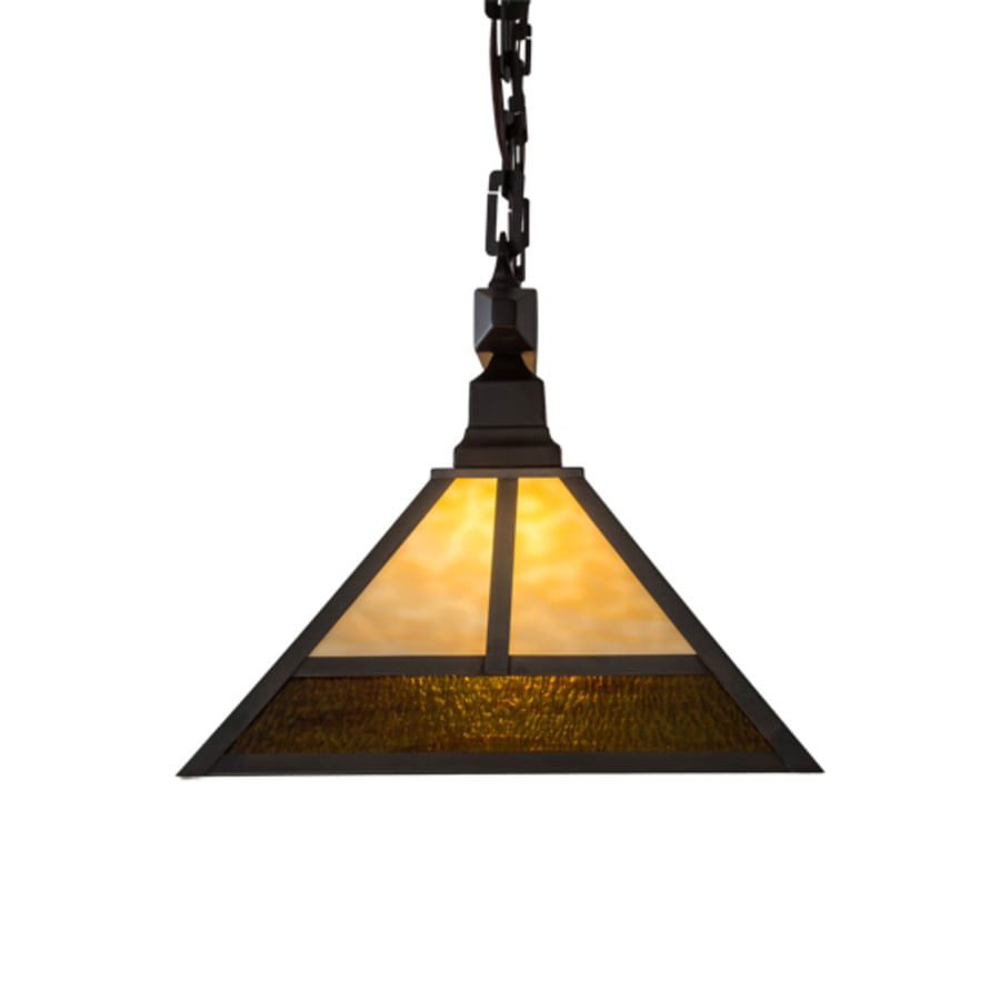 Meyda Tiffany Mission 2 Light 46" Wide Linear Pendant