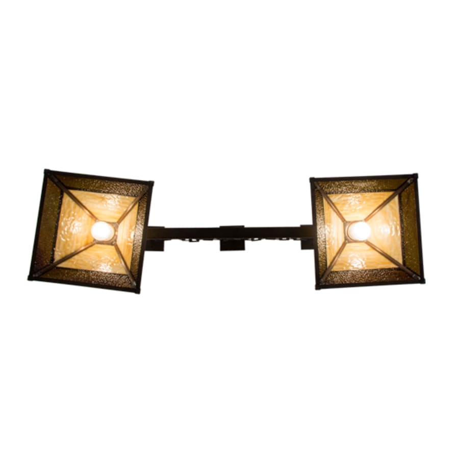 Meyda Tiffany Mission 2 Light 46" Wide Linear Pendant