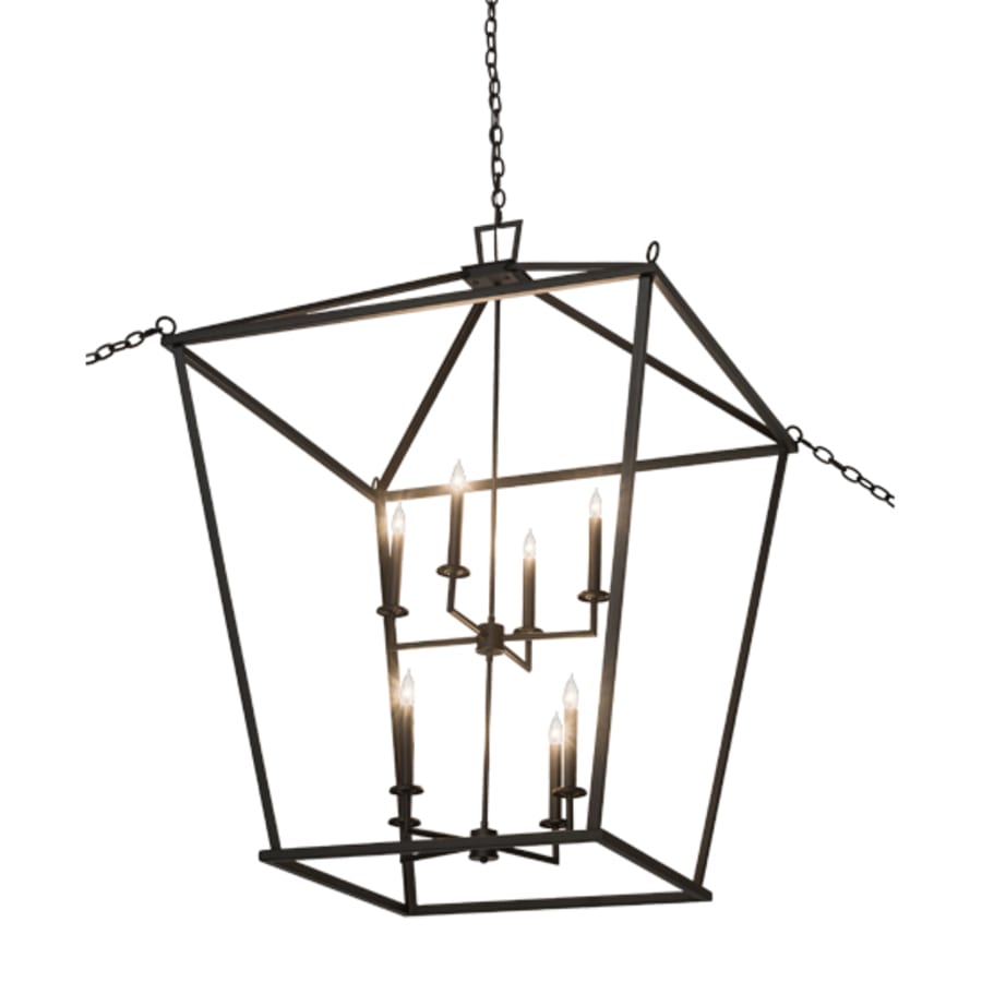 Meyda Tiffany Kitzi 8 Light 52" Wide Taper Candle Pendant