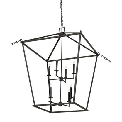 Meyda Tiffany Kitzi 8 Light 52" Wide Taper Candle Pendant