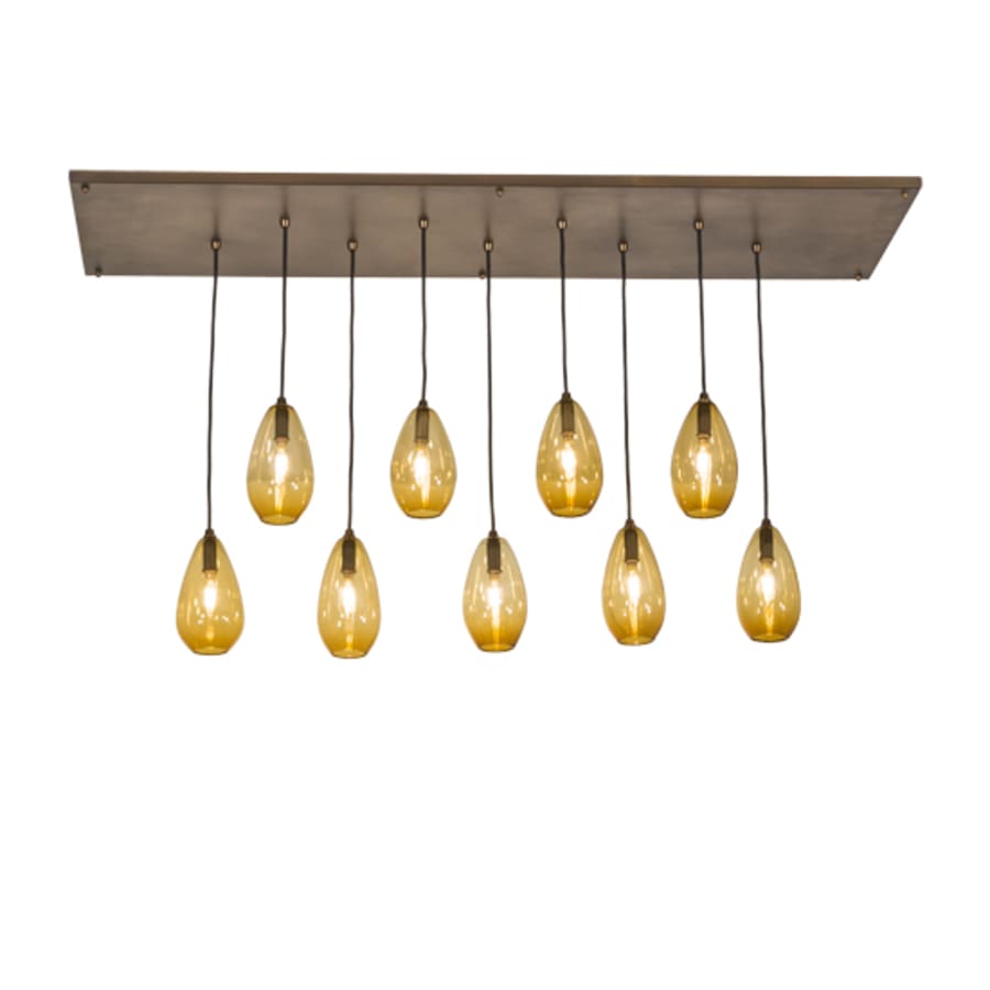 Meyda Tiffany Raquel 9 Light 18" Wide Multi Light Pendant