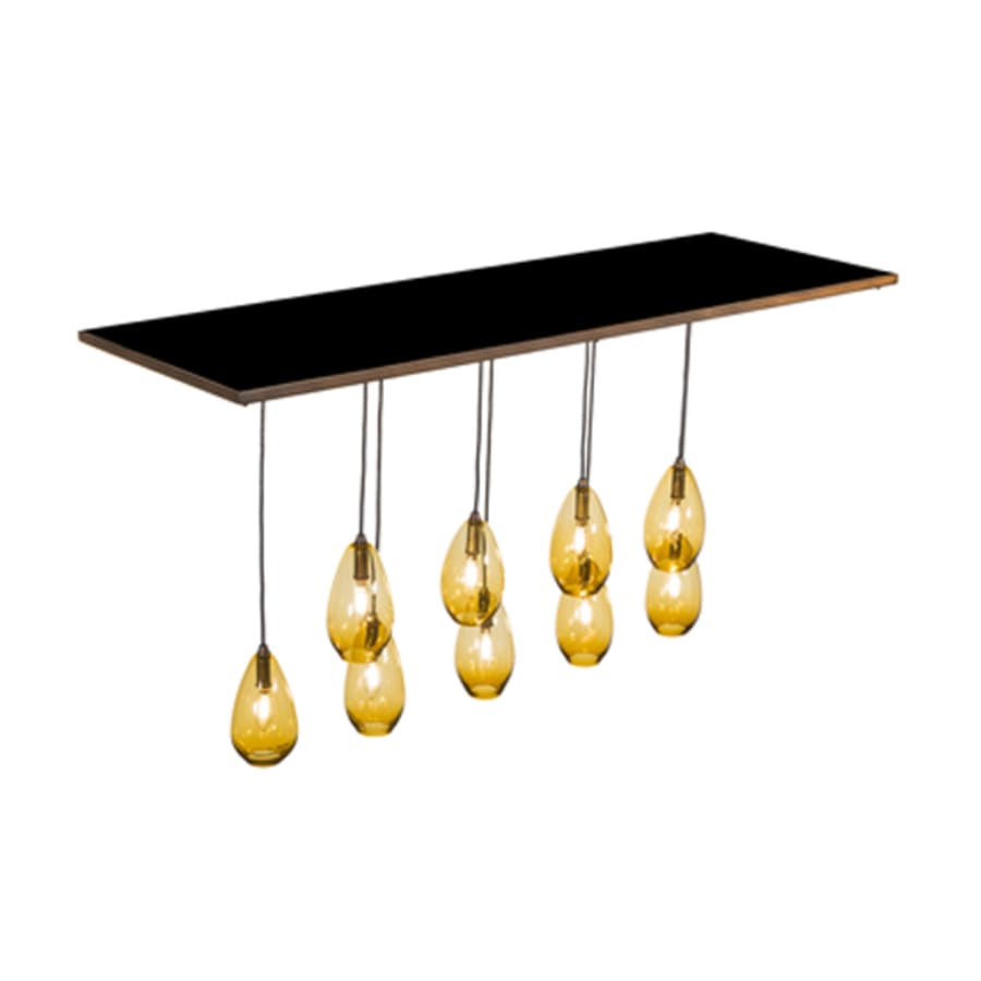 Meyda Tiffany Raquel 9 Light 18" Wide Multi Light Pendant