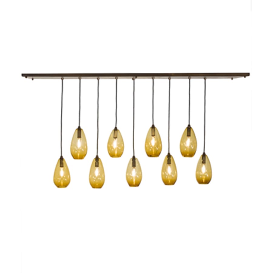 Meyda Tiffany Raquel 9 Light 18" Wide Multi Light Pendant