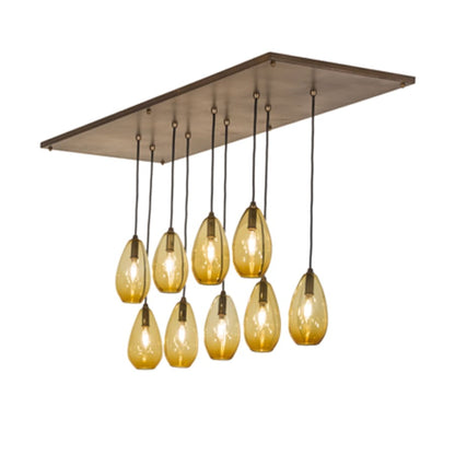 Meyda Tiffany Raquel 9 Light 18" Wide Multi Light Pendant