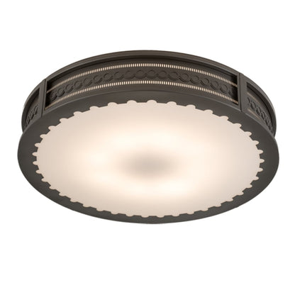Meyda Tiffany Cilindro Circleline 8 Light 42" Wide Semi-Flush Drum Ceiling Fixture