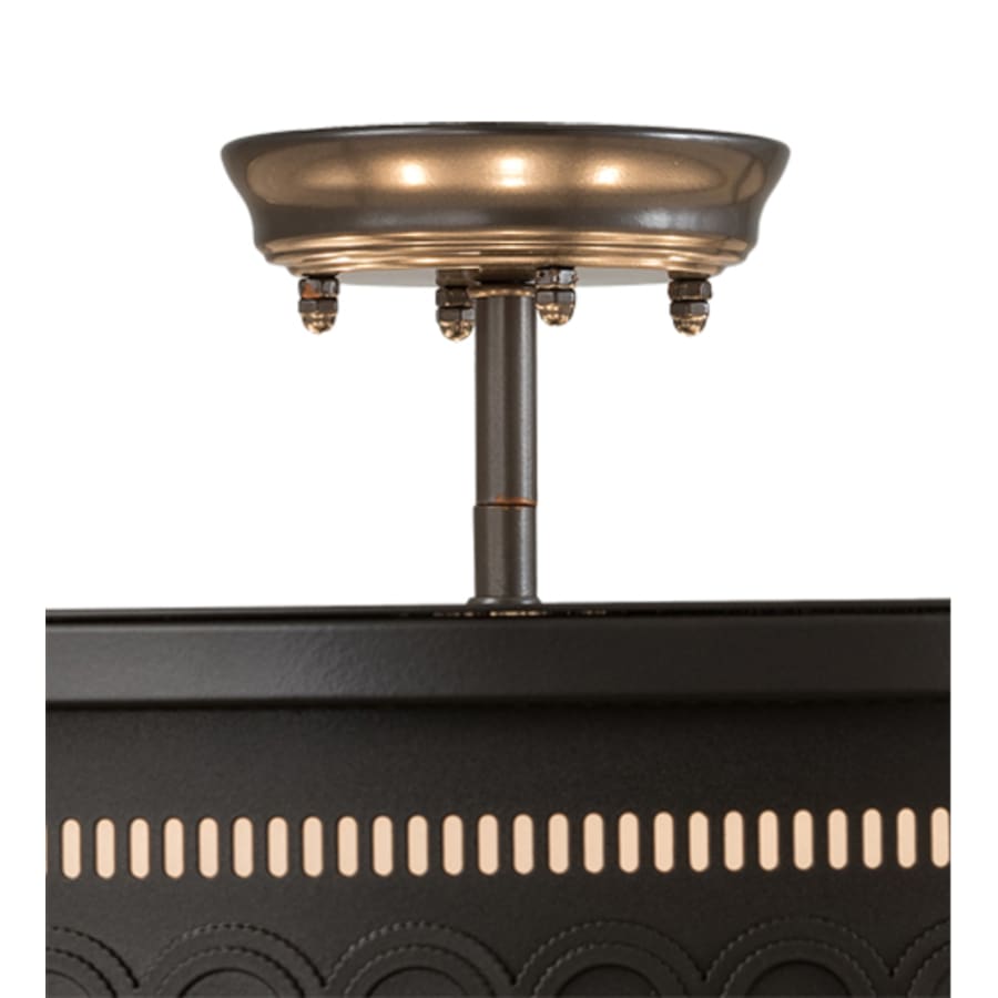 Meyda Tiffany Cilindro Circleline 8 Light 42" Wide Semi-Flush Drum Ceiling Fixture